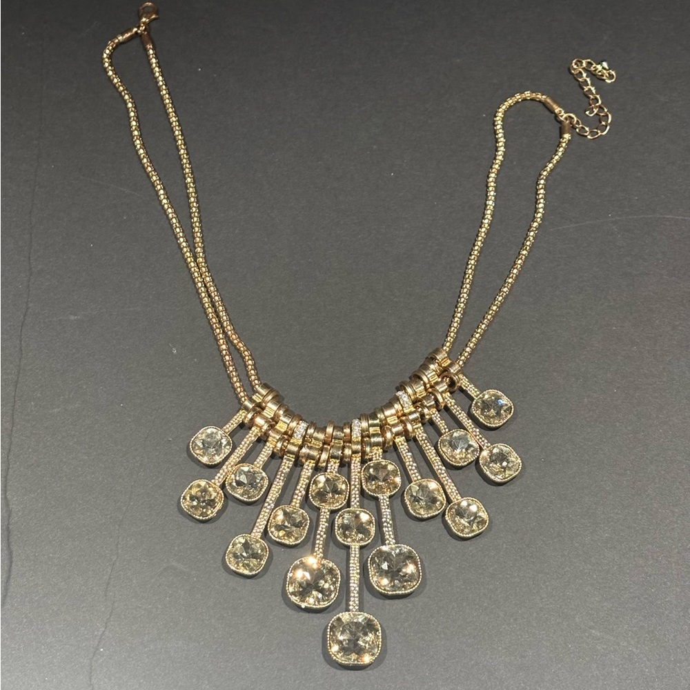 Vintage Gold Toned Statement Necklace